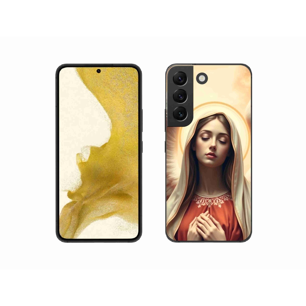 Gelový kryt mmCase na Samsung Galaxy S22 5G - náboženský motiv