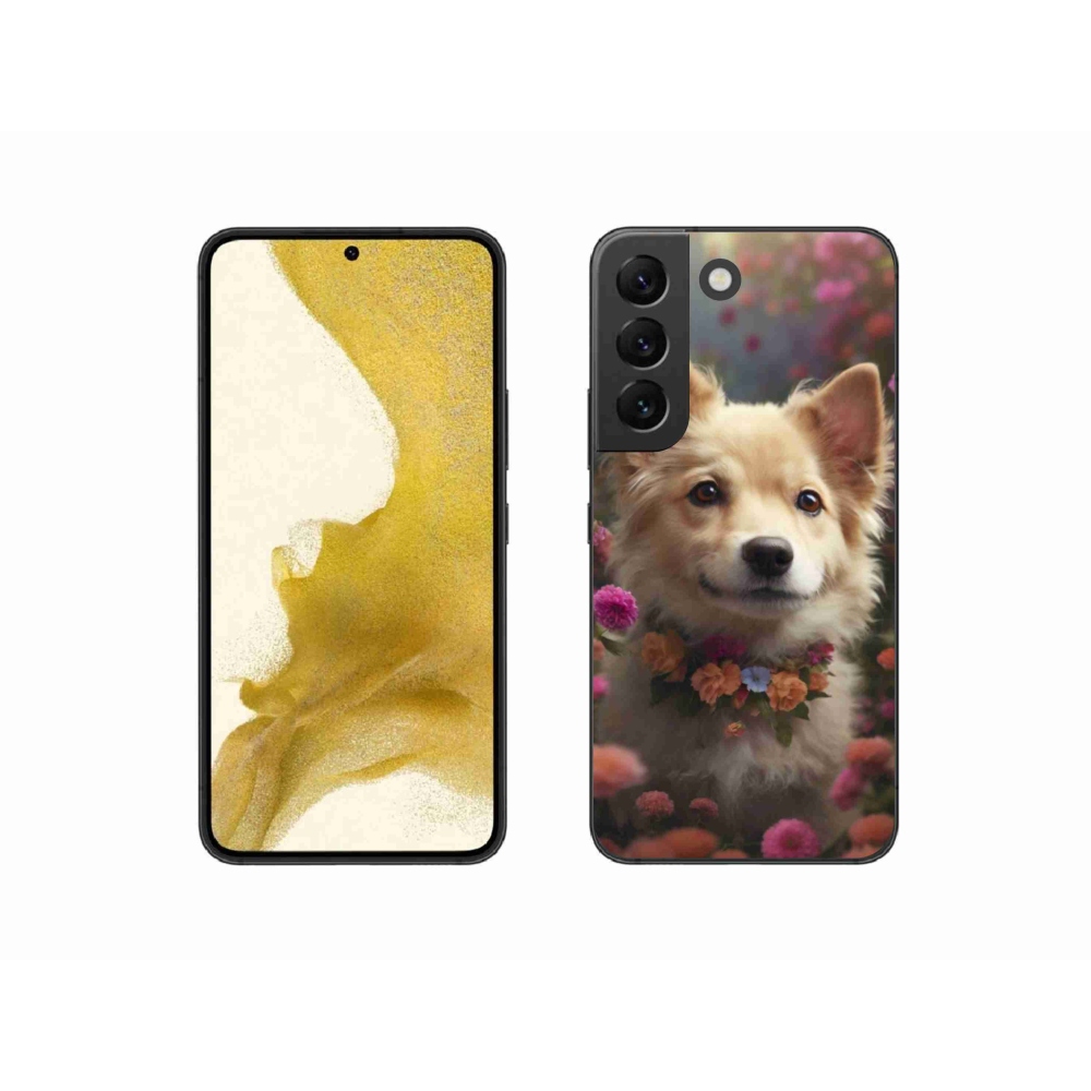 Gelový kryt mmCase na Samsung Galaxy S22 5G - německý špic