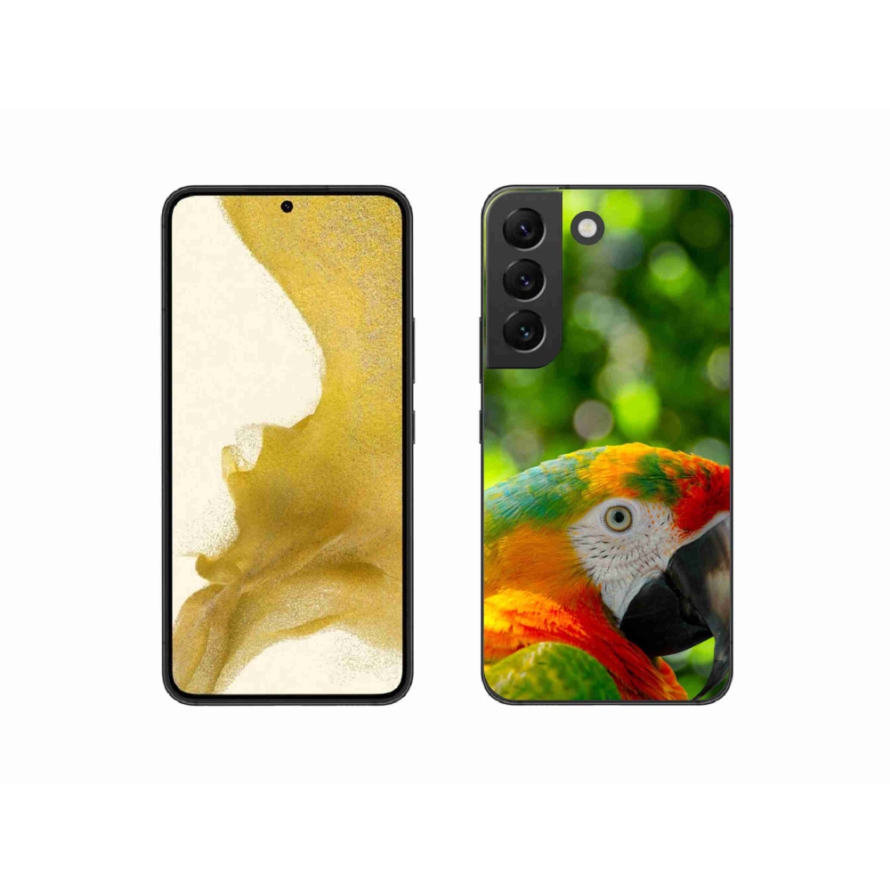 Gelový kryt mmCase na Samsung Galaxy S22 5G - papoušek ara 3