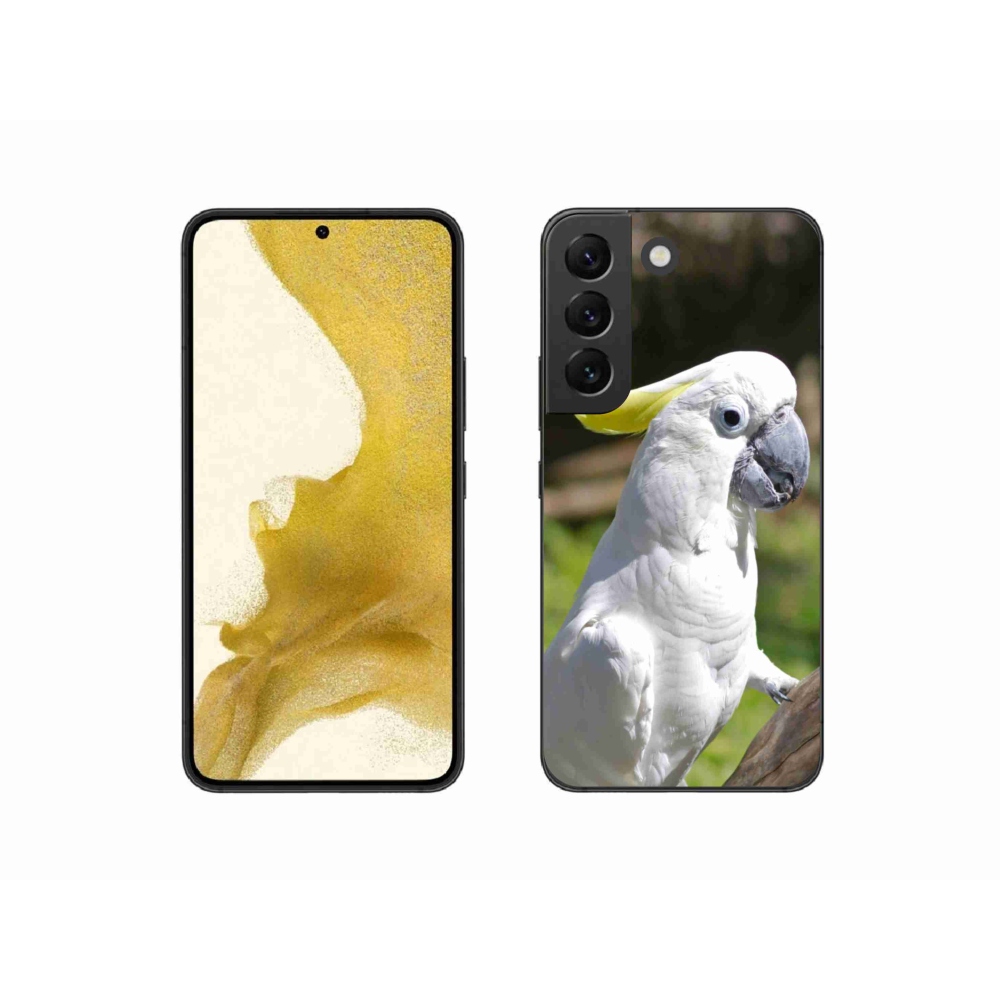 Gelový kryt mmCase na Samsung Galaxy S22 5G - papoušek kakadu 2