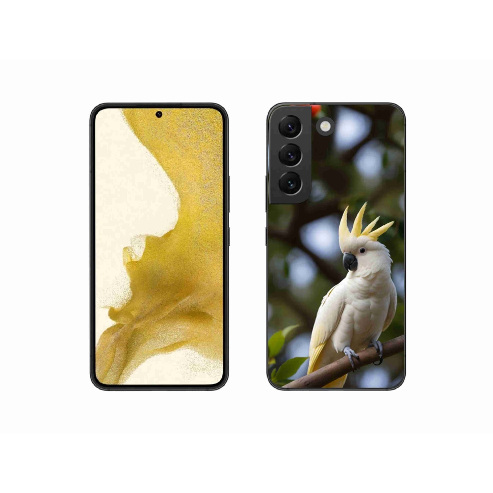 Gelový kryt mmCase na Samsung Galaxy S22 5G - papoušek kakadu 3