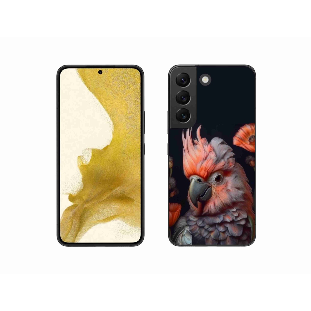 Gelový kryt mmCase na Samsung Galaxy S22 5G - papoušek kakadu v barvách
