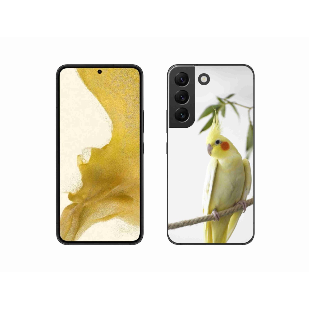 Gelový kryt mmCase na Samsung Galaxy S22 5G - papoušek korela chocholatá