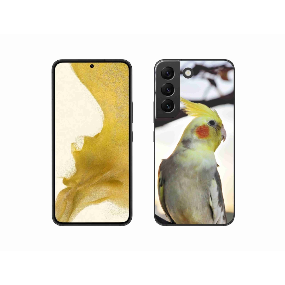 Gelový kryt mmCase na Samsung Galaxy S22 5G - papoušek korela