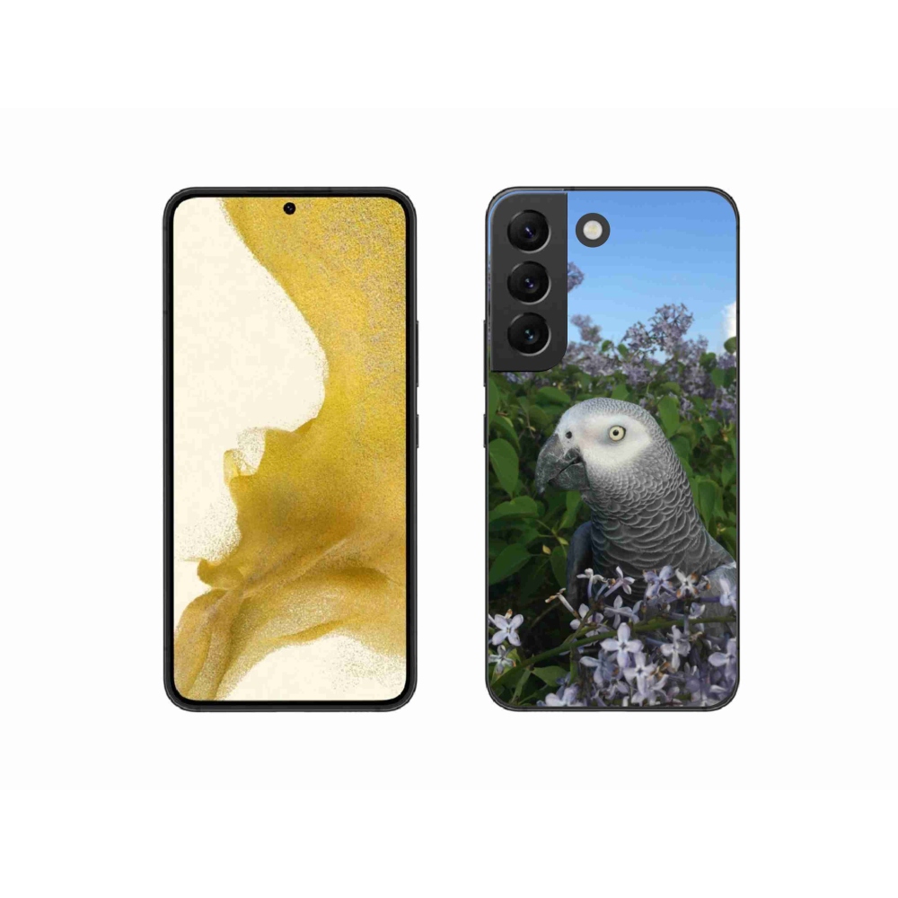 Gelový kryt mmCase na Samsung Galaxy S22 5G - papoušek žako