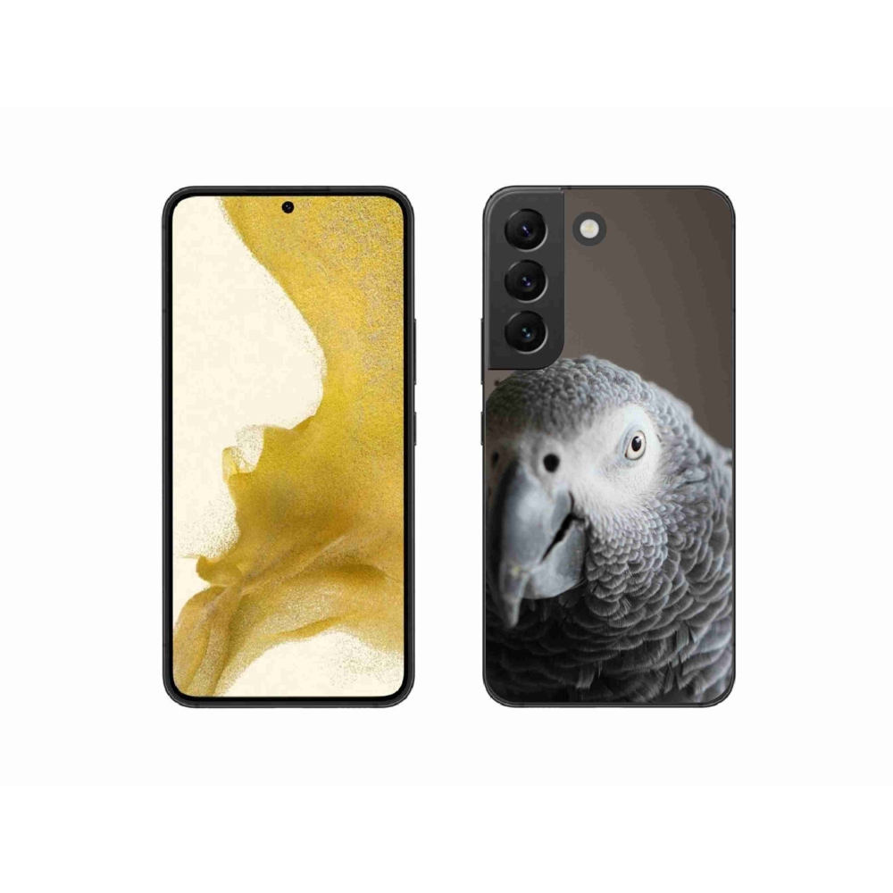 Gelový kryt mmCase na Samsung Galaxy S22 5G - papoušek žako 2
