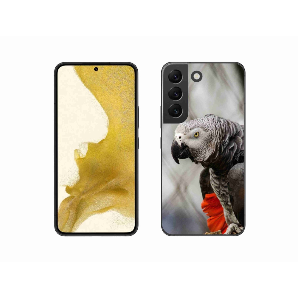 Gelový kryt mmCase na Samsung Galaxy S22 5G - papoušek žako 3