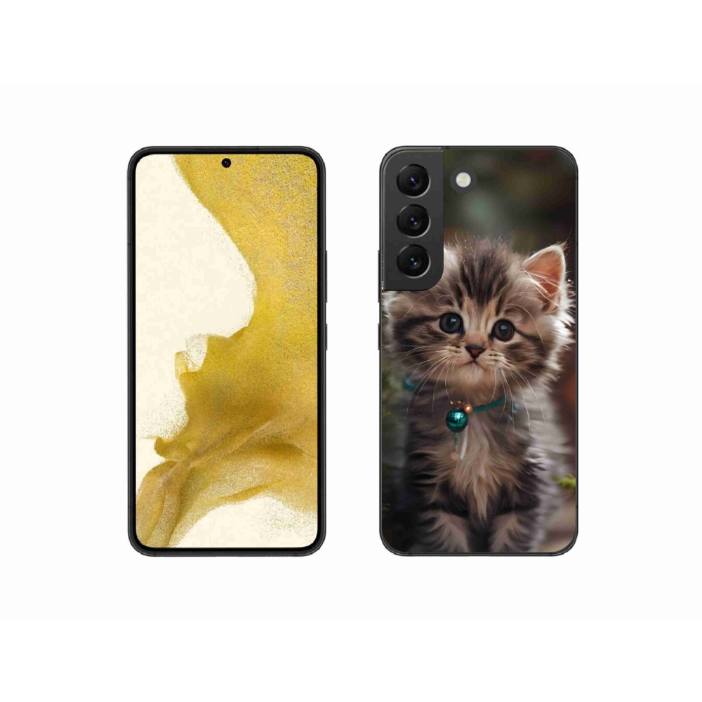 Gelový kryt mmCase na Samsung Galaxy S22 5G - roztomilé kotě 11