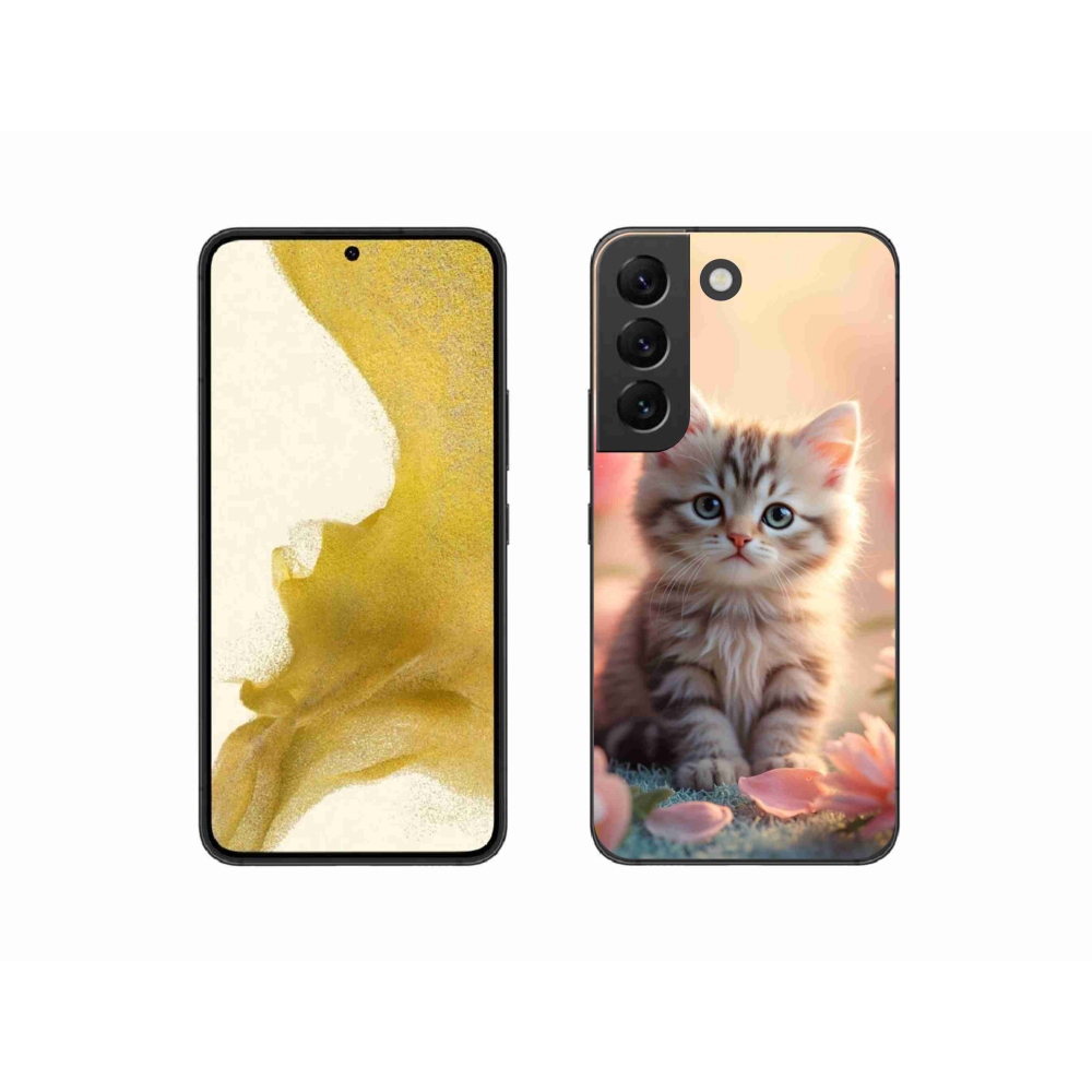 Gelový kryt mmCase na Samsung Galaxy S22 5G - roztomilé kotě 8