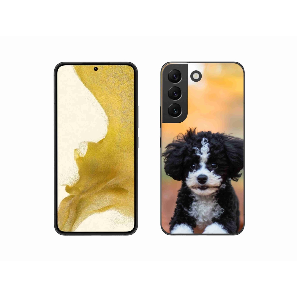 Gelový kryt mmCase na Samsung Galaxy S22 5G - roztomilé štěně 2