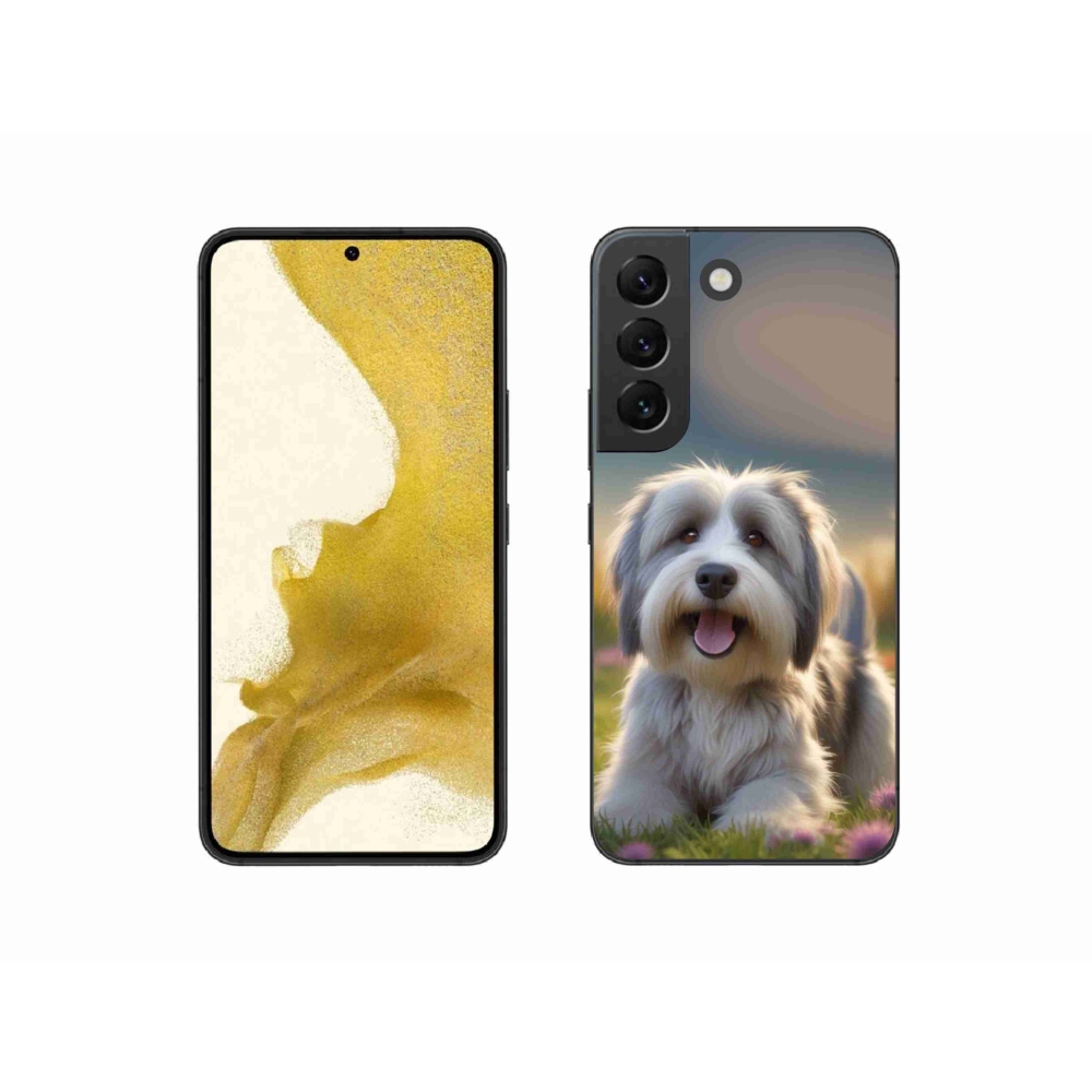 Gelový kryt mmCase na Samsung Galaxy S22 5G - roztomilý havanský psík