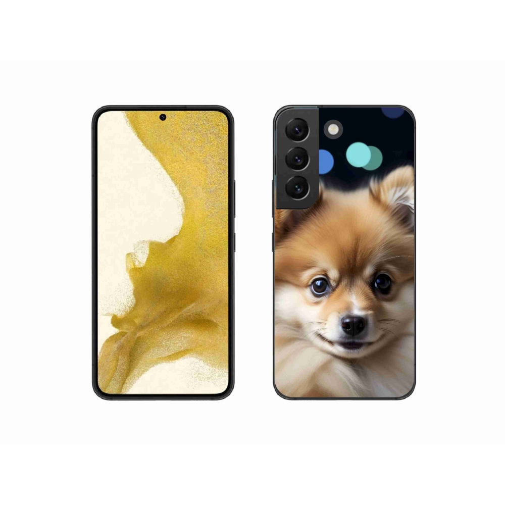 Gelový kryt mmCase na Samsung Galaxy S22 5G - roztomilý pomeranian
