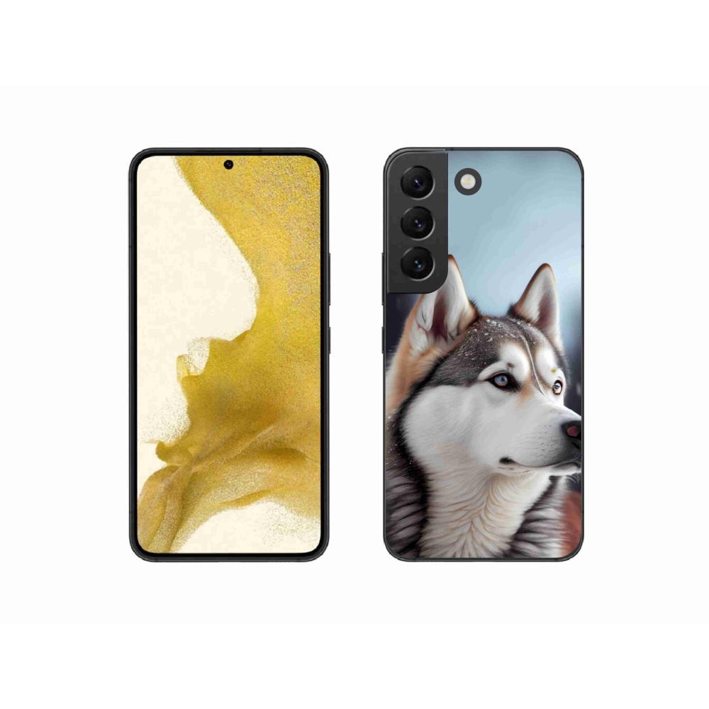 Gelový kryt mmCase na Samsung Galaxy S22 5G - sibiřský husky