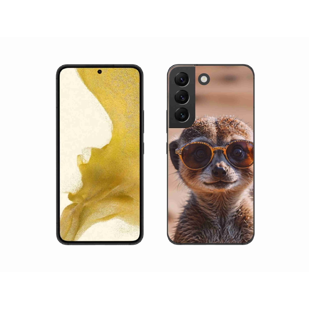 Gelový kryt mmCase na Samsung Galaxy S22 5G - stylová surikata