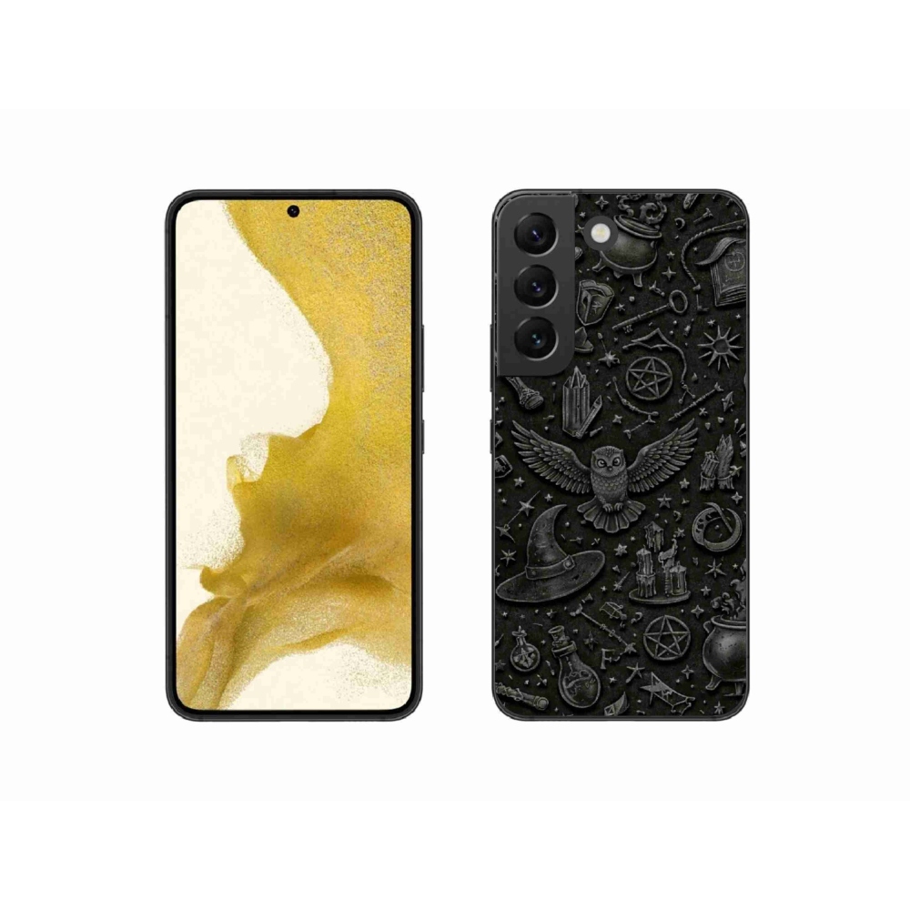 Gelový kryt mmCase na Samsung Galaxy S22 5G - tmavý magický svět