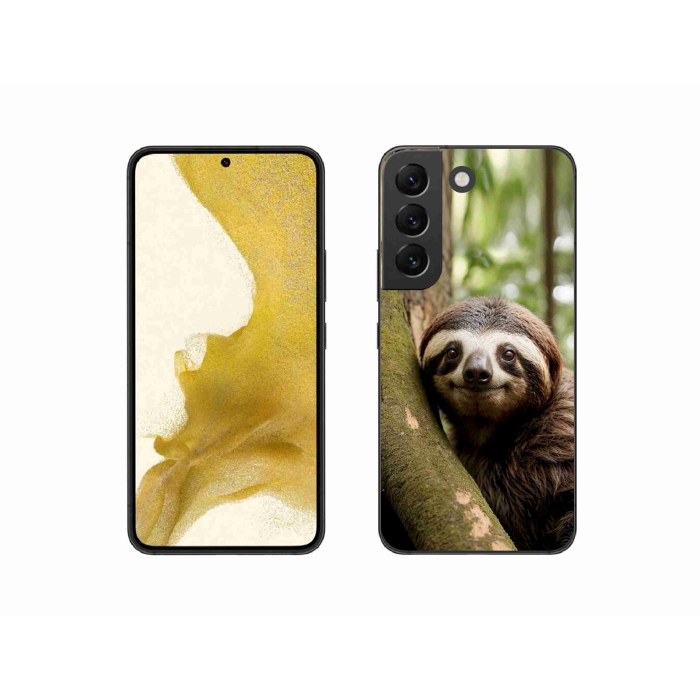Gelový kryt mmCase na Samsung Galaxy S22 5G - usměvavý lenochod