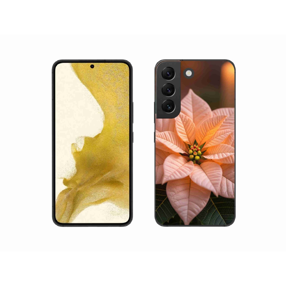 Gelový kryt mmCase na Samsung Galaxy S22 5G - vánoční hvězda