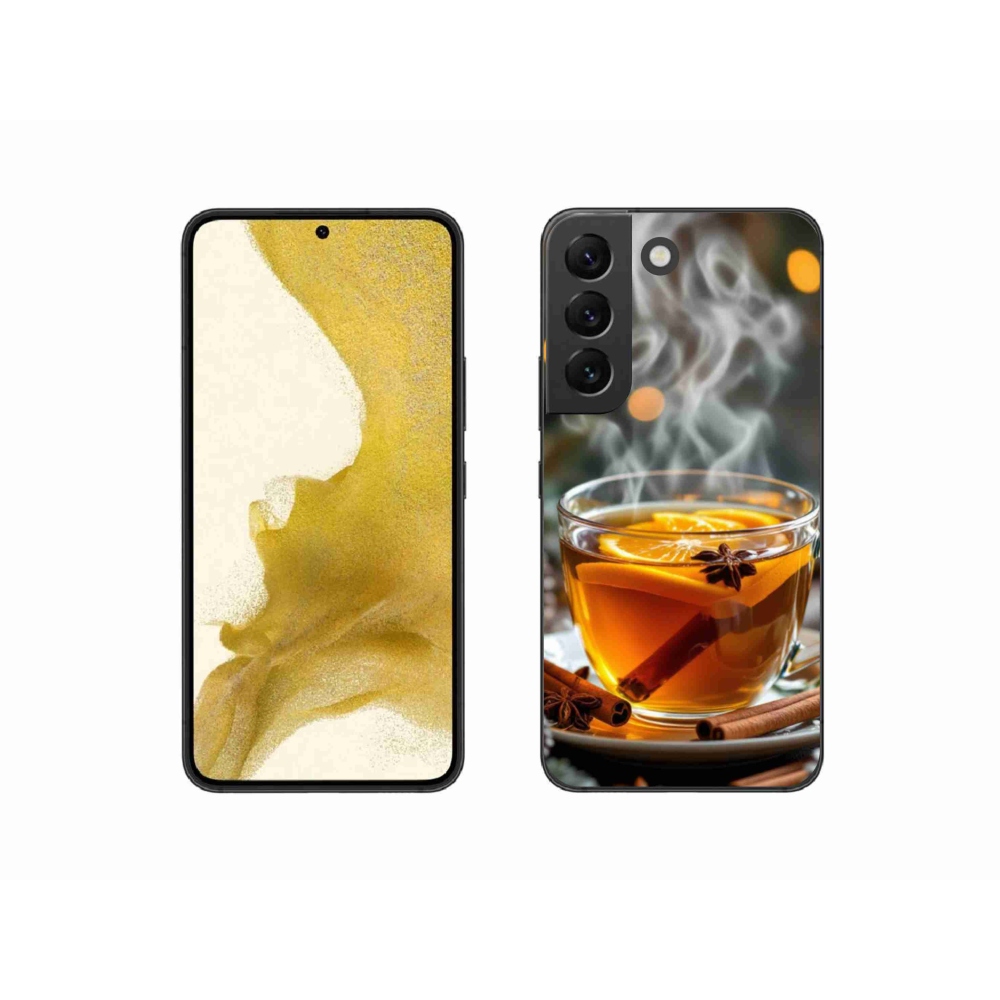 Gelový kryt mmCase na Samsung Galaxy S22 5G - vánoční punč