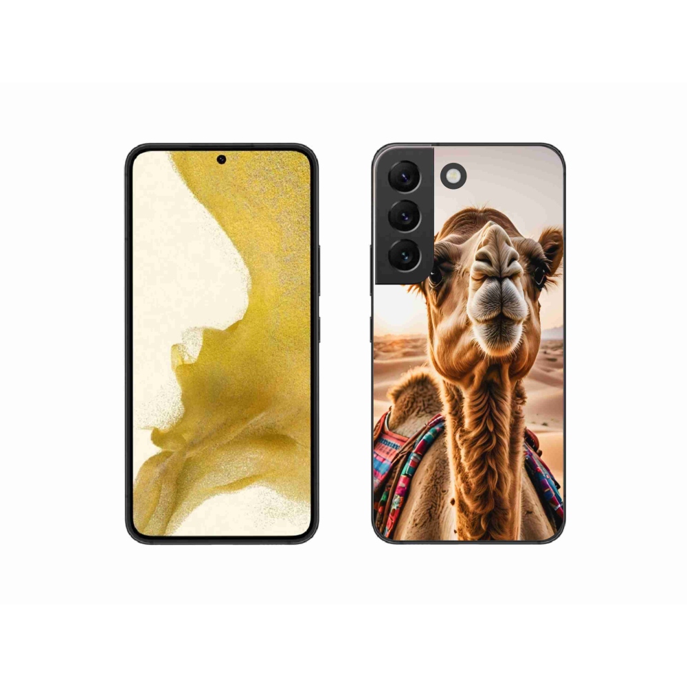 Gelový kryt mmCase na Samsung Galaxy S22 5G - velbloud