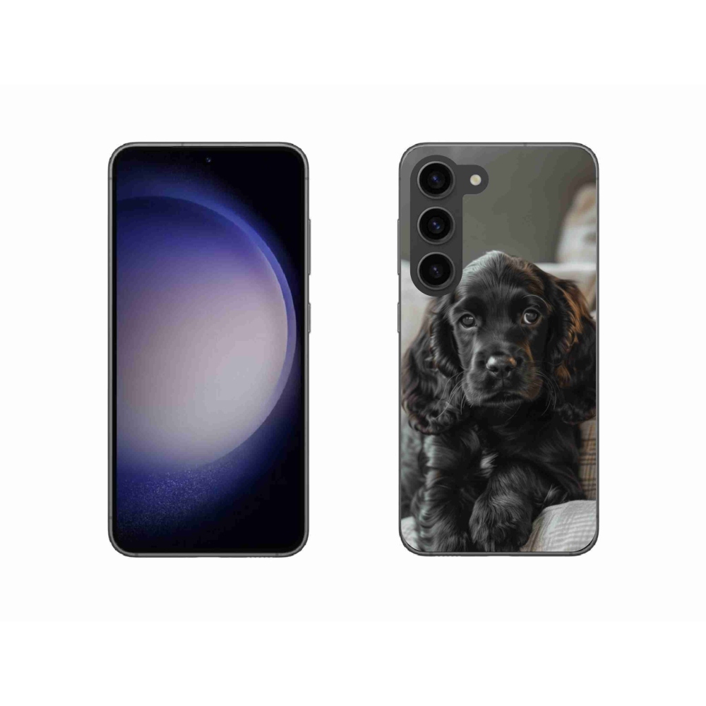 Gelový kryt mmCase na Samsung Galaxy S23 5G - anglický kokršpaněl