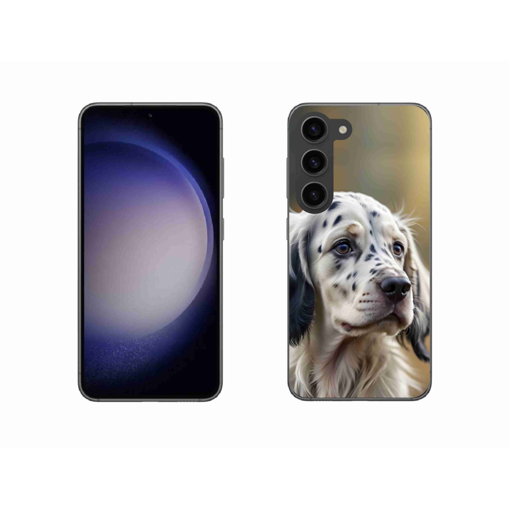 Gelový kryt mmCase na Samsung Galaxy S23 5G - anglický setr