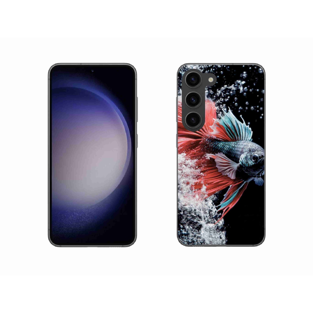 Gelový kryt mmCase na Samsung Galaxy S23 5G - bojovnice pestrá