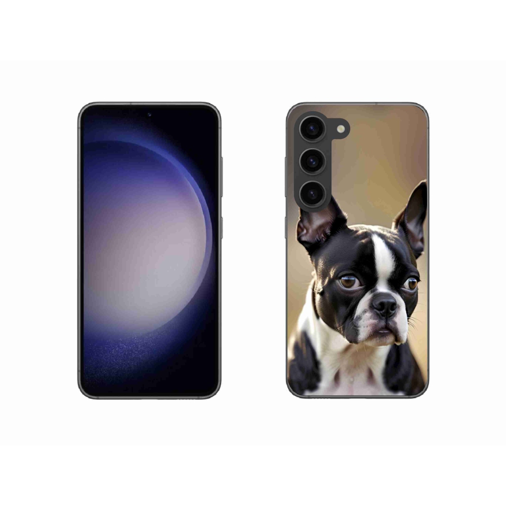 Gelový kryt mmCase na Samsung Galaxy S23 5G - bostonský teriér