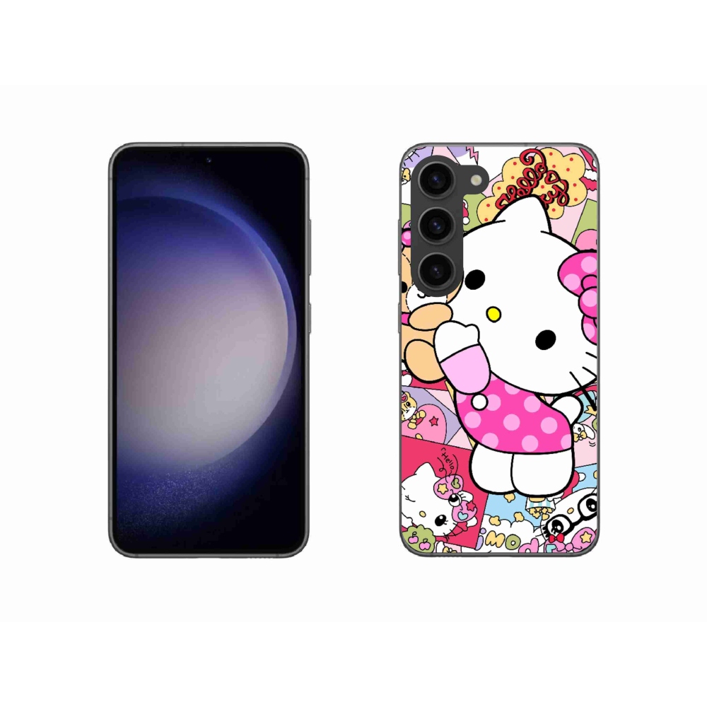 Gelový kryt mmCase na Samsung Galaxy S23 5G - cute kitty