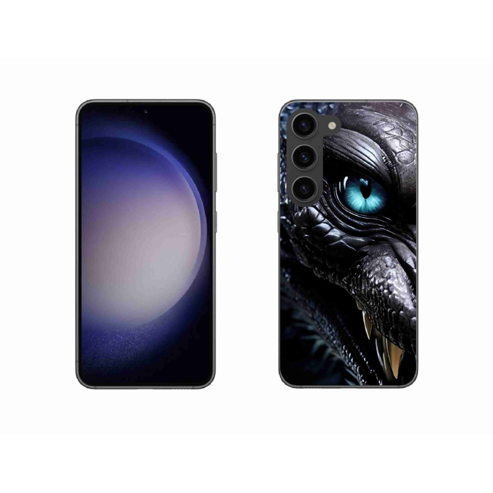 Gelový kryt mmCase na Samsung Galaxy S23 5G - dračí pohled