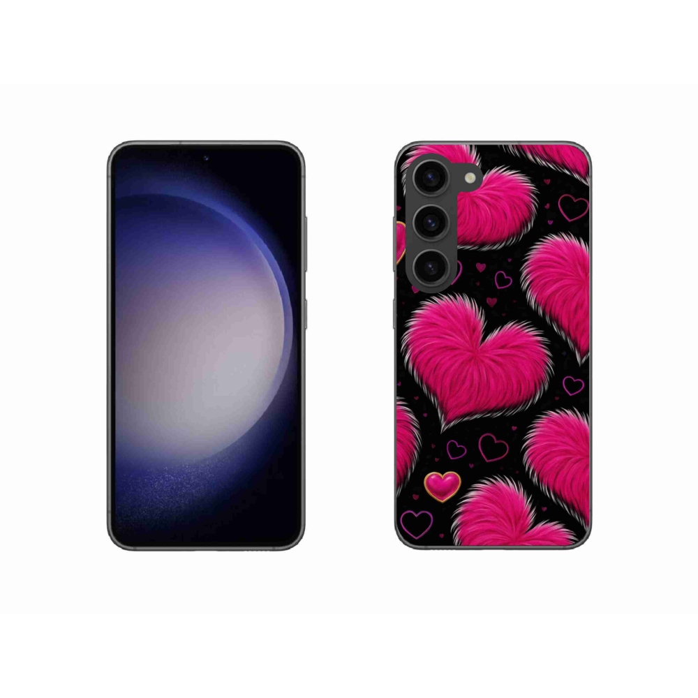 Gelový kryt mmCase na Samsung Galaxy S23 5G - hebká srdce