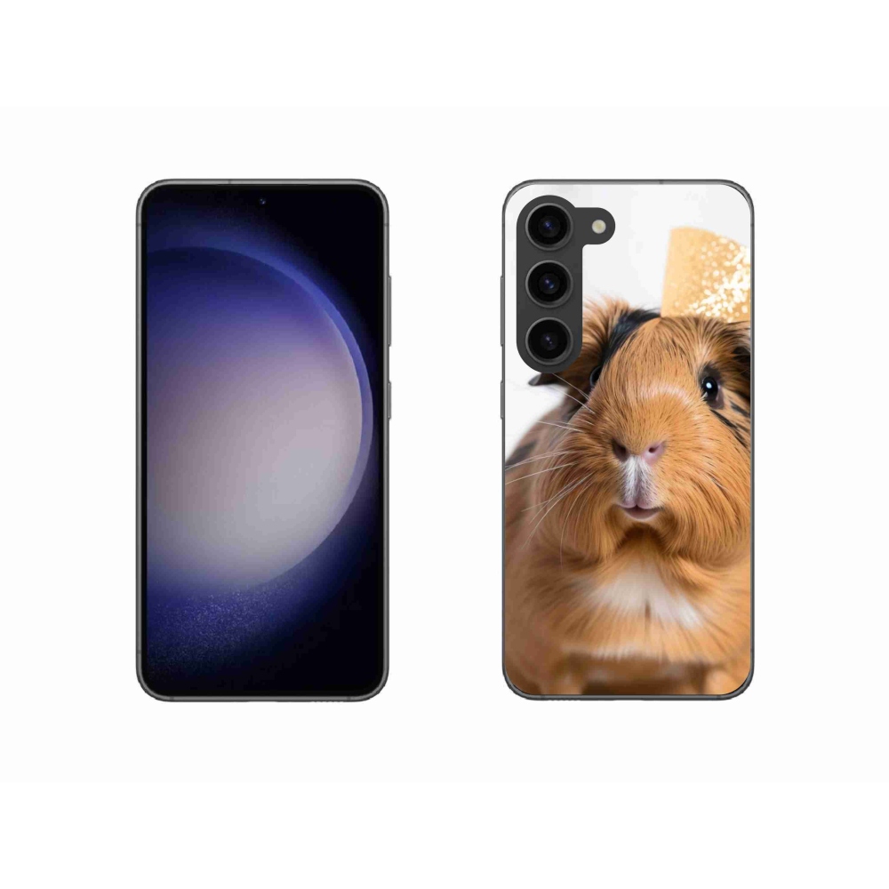 Gelový kryt mmCase na Samsung Galaxy S23 5G - hnědé morče