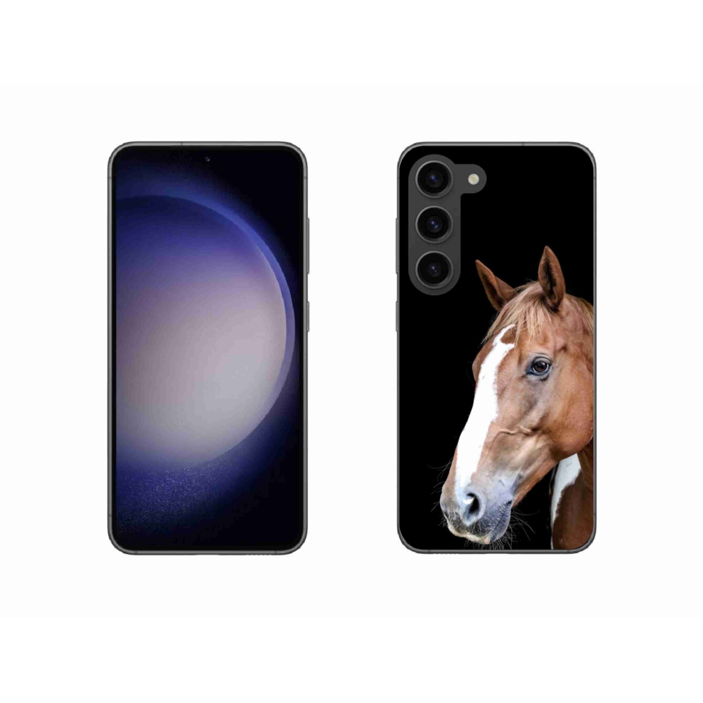 Gelový kryt mmCase na Samsung Galaxy S23 5G - hnědý kůň 3