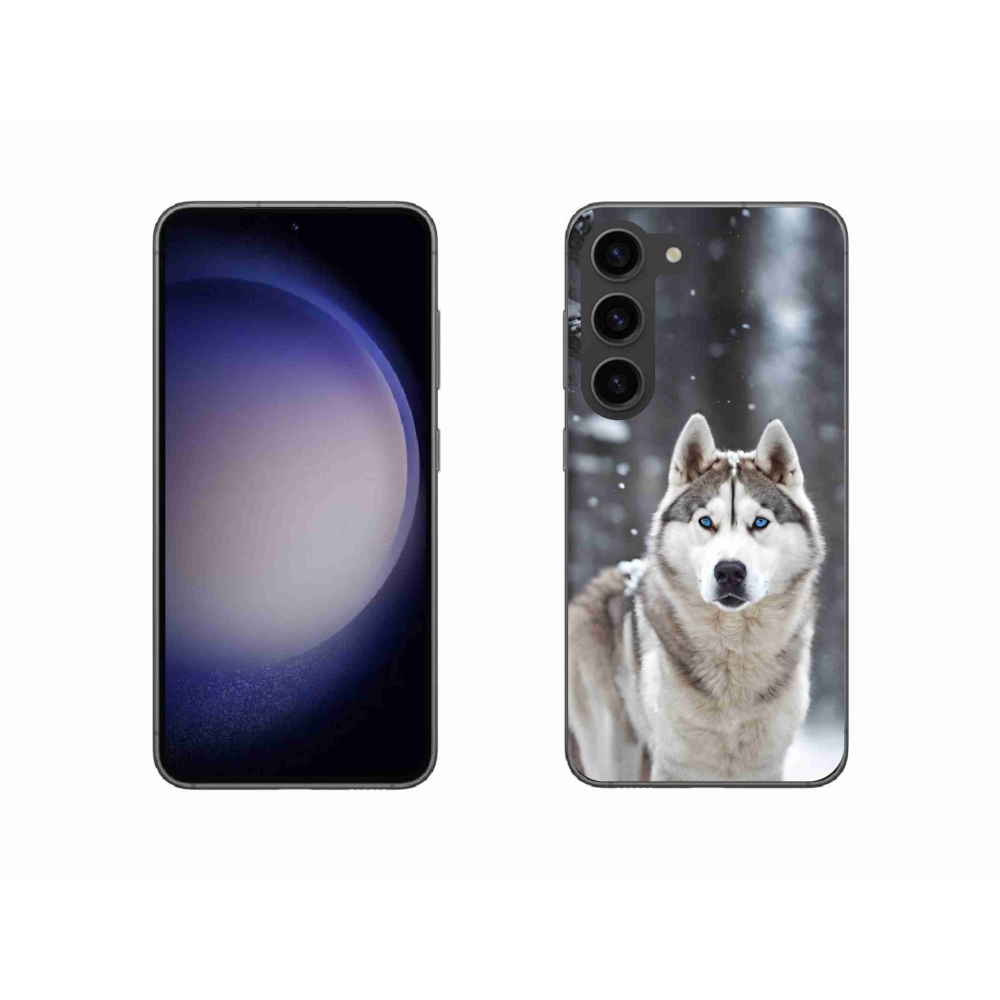 Gelový kryt mmCase na Samsung Galaxy S23 5G - husky 2