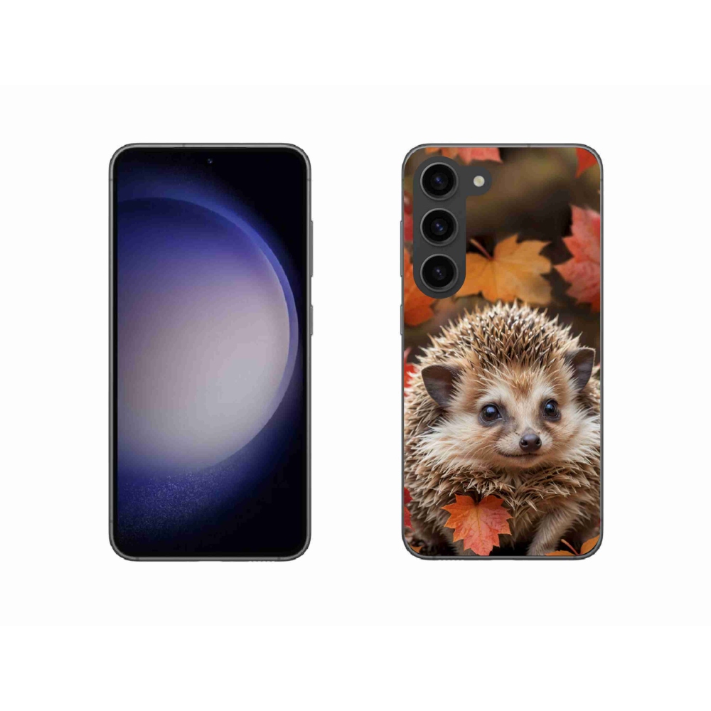 Gelový kryt mmCase na Samsung Galaxy S23 5G - ježek v listí