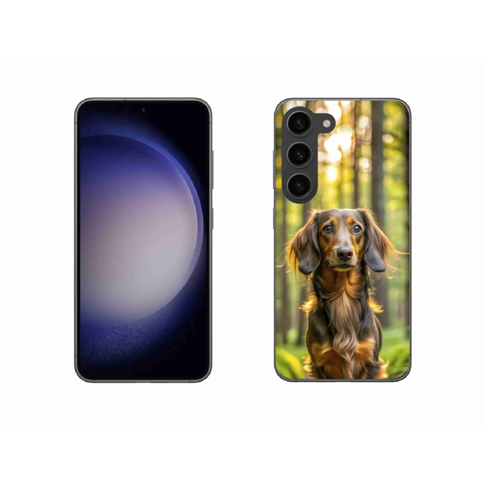 Gelový kryt mmCase na Samsung Galaxy S23 5G - jezevčík 4