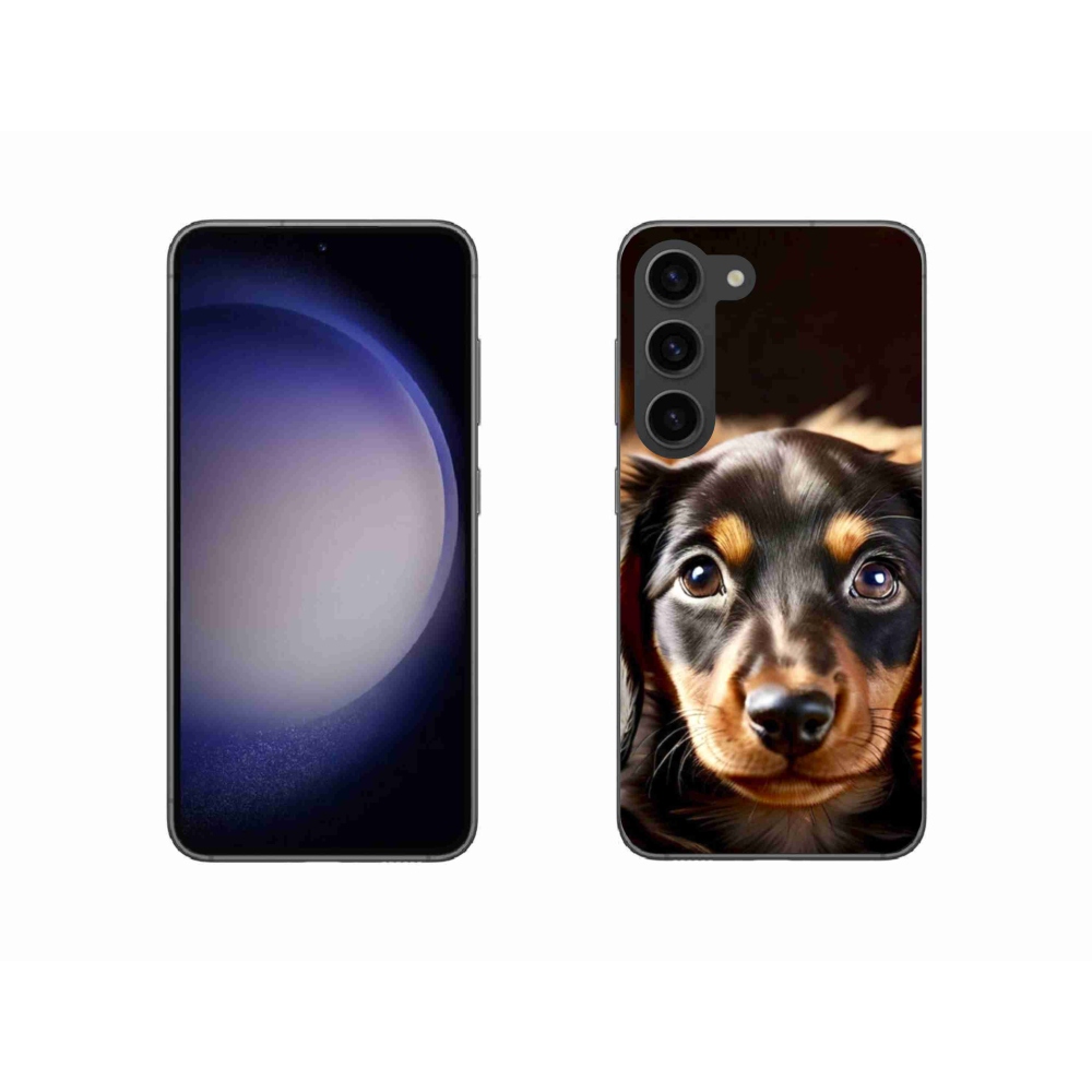 Gelový kryt mmCase na Samsung Galaxy S23 5G - jezevčík