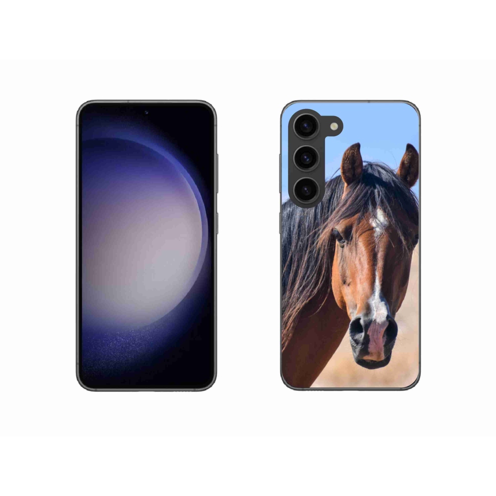Gelový kryt mmCase na Samsung Galaxy S23 5G - klidný kůň