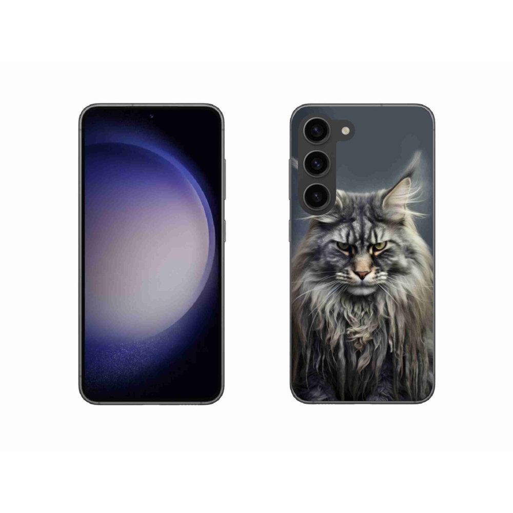 Gelový kryt mmCase na Samsung Galaxy S23 5G - kočíčí pohled 4