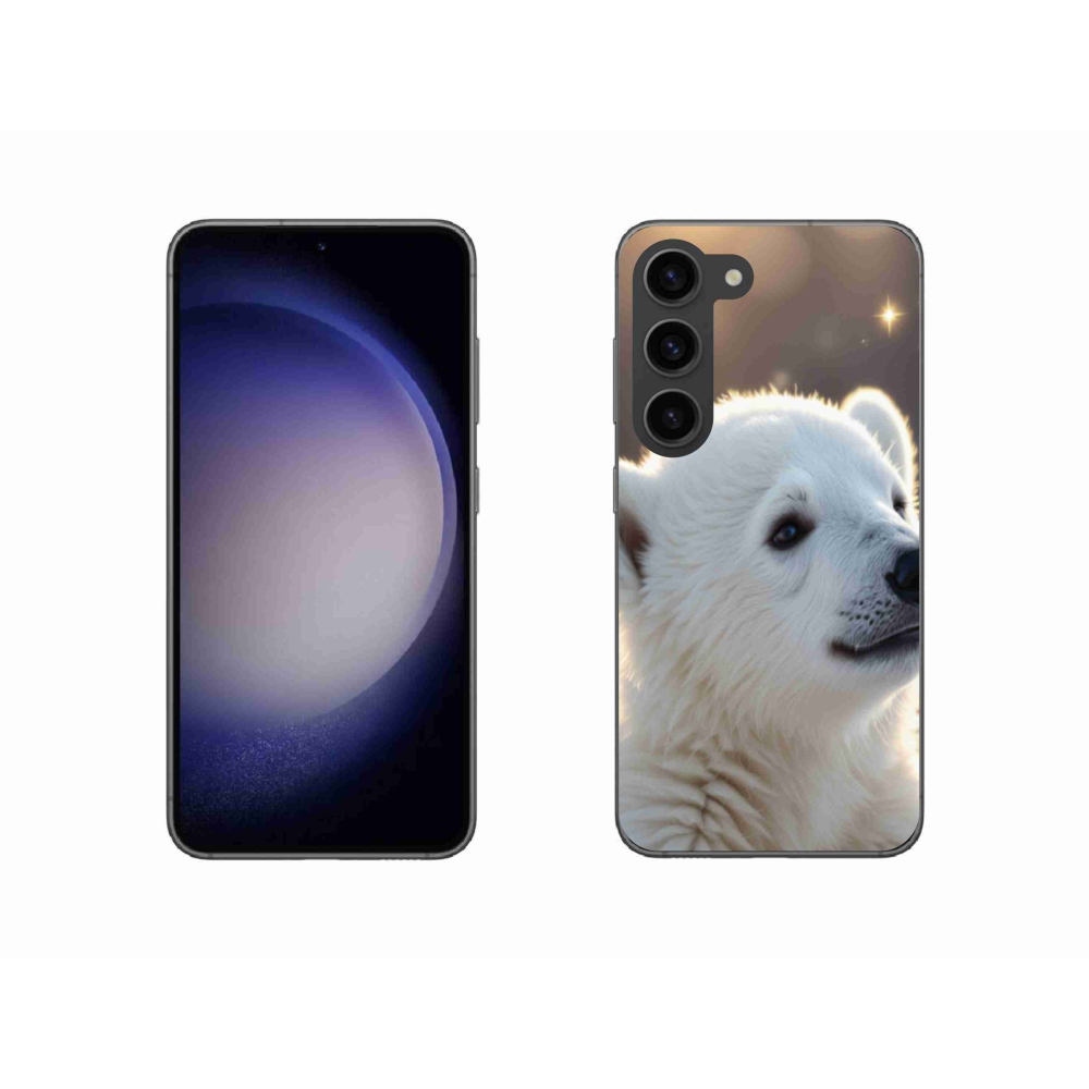 Gelový kryt mmCase na Samsung Galaxy S23 5G - lední medvěd