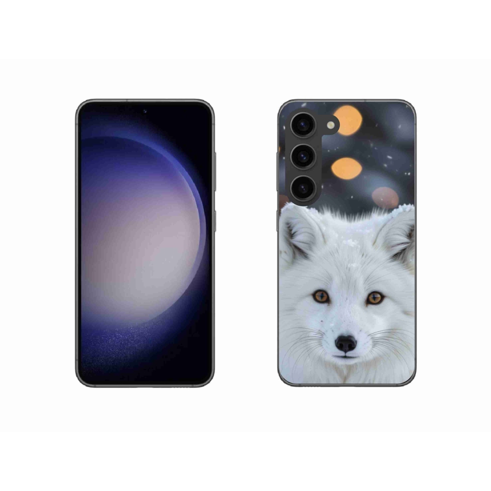 Gelový kryt mmCase na Samsung Galaxy S23 5G - liška polární