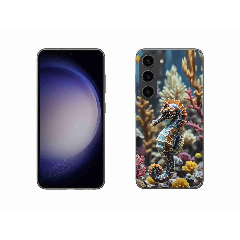 Gelový kryt mmCase na Samsung Galaxy S23 5G - mořský koník 2
