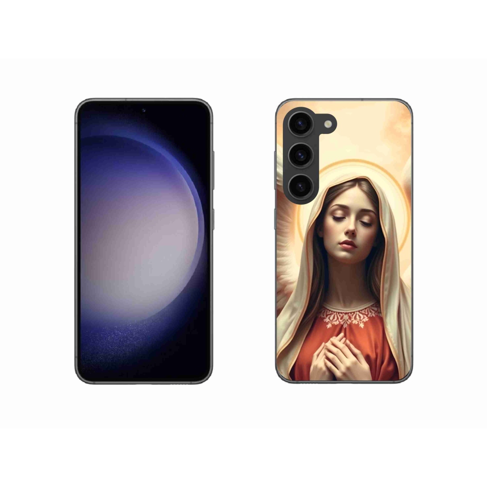 Gelový kryt mmCase na Samsung Galaxy S23 5G - náboženský motiv