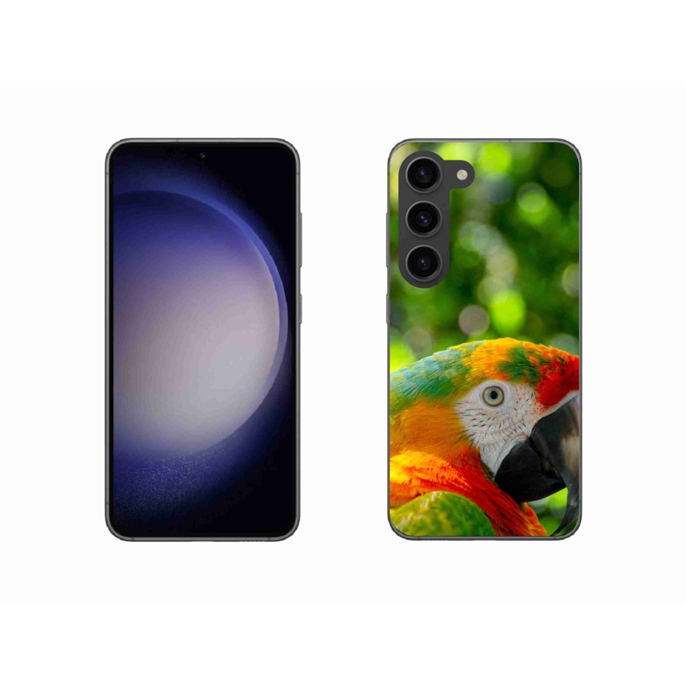 Gelový kryt mmCase na Samsung Galaxy S23 5G - papoušek ara 3