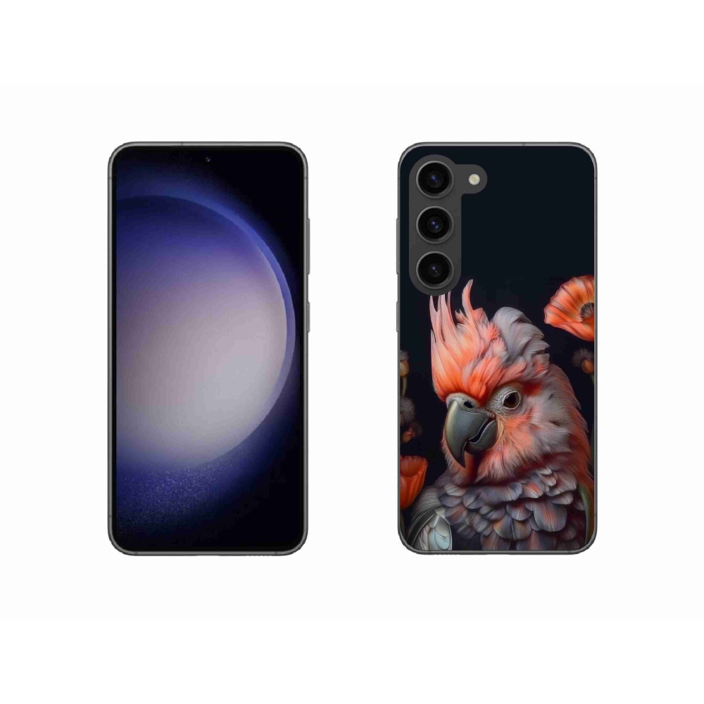 Gelový kryt mmCase na Samsung Galaxy S23 5G - papoušek kakadu v barvách