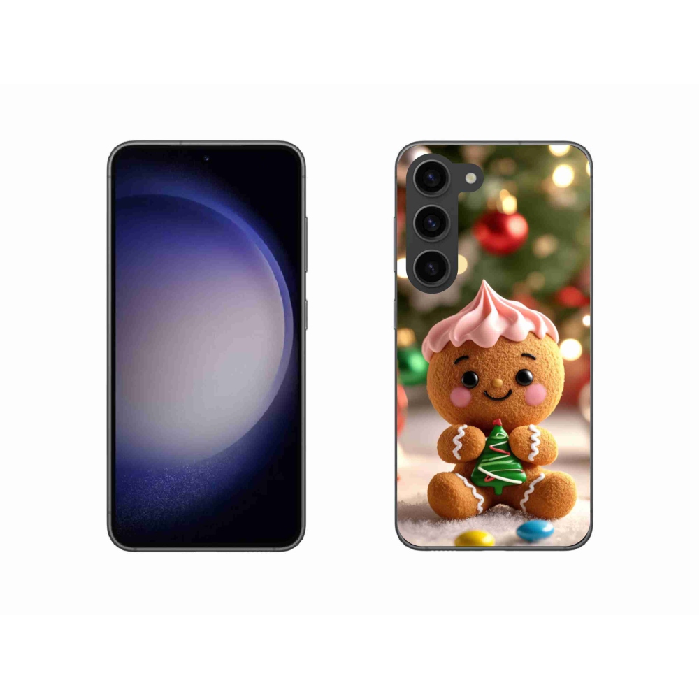 Gelový kryt mmCase na Samsung Galaxy S23 5G - perníček