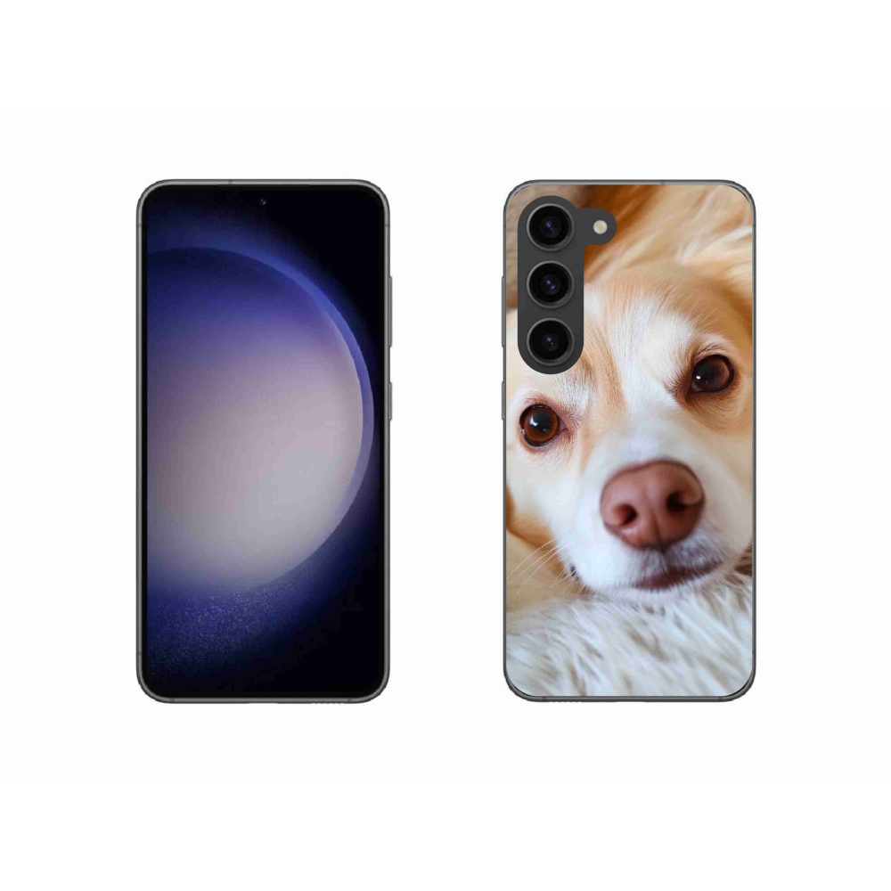 Gelový kryt mmCase na Samsung Galaxy S23 5G - Roztomilá čivava