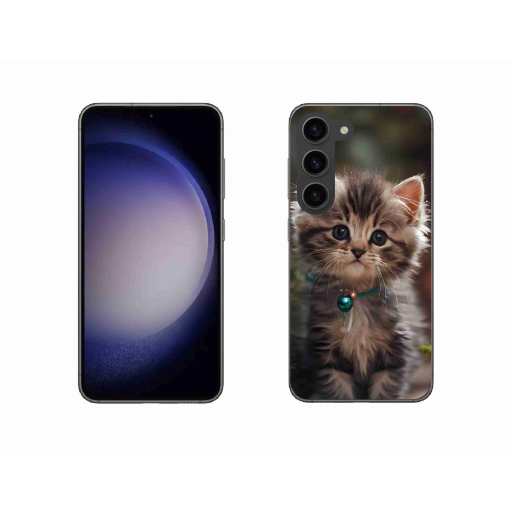 Gelový kryt mmCase na Samsung Galaxy S23 5G - roztomilé kotě 11