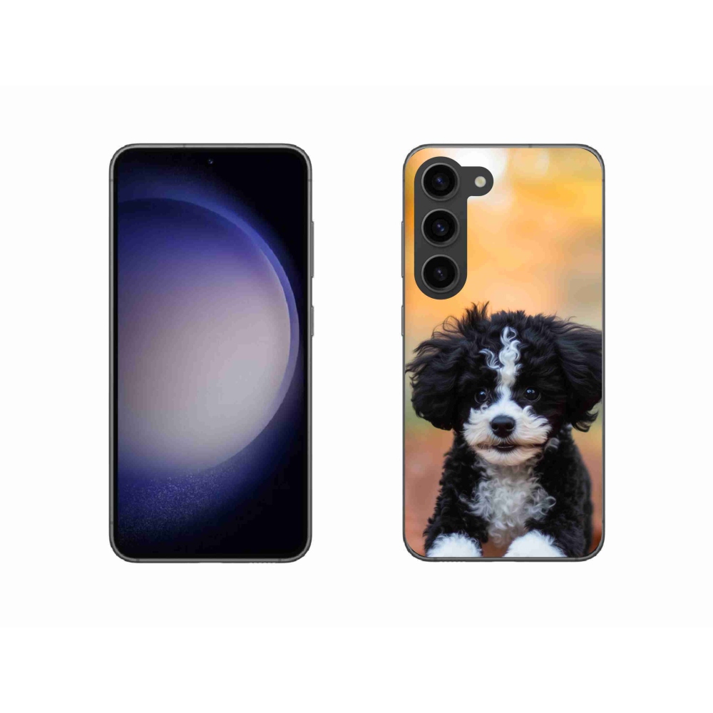 Gelový kryt mmCase na Samsung Galaxy S23 5G - roztomilé štěně 2