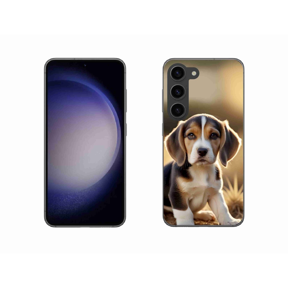 Gelový kryt mmCase na Samsung Galaxy S23 5G - roztomilý bígl