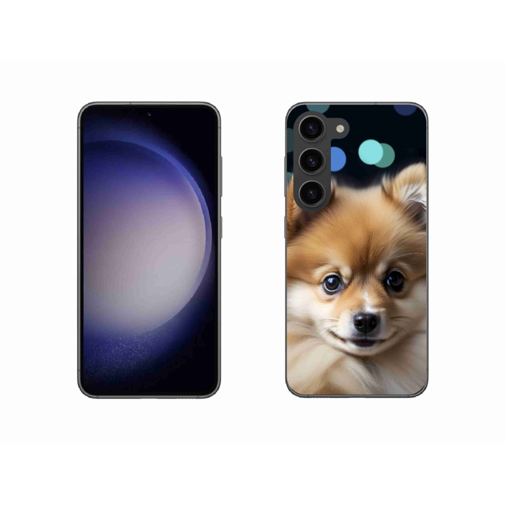Gelový kryt mmCase na Samsung Galaxy S23 5G - roztomilý pomeranian